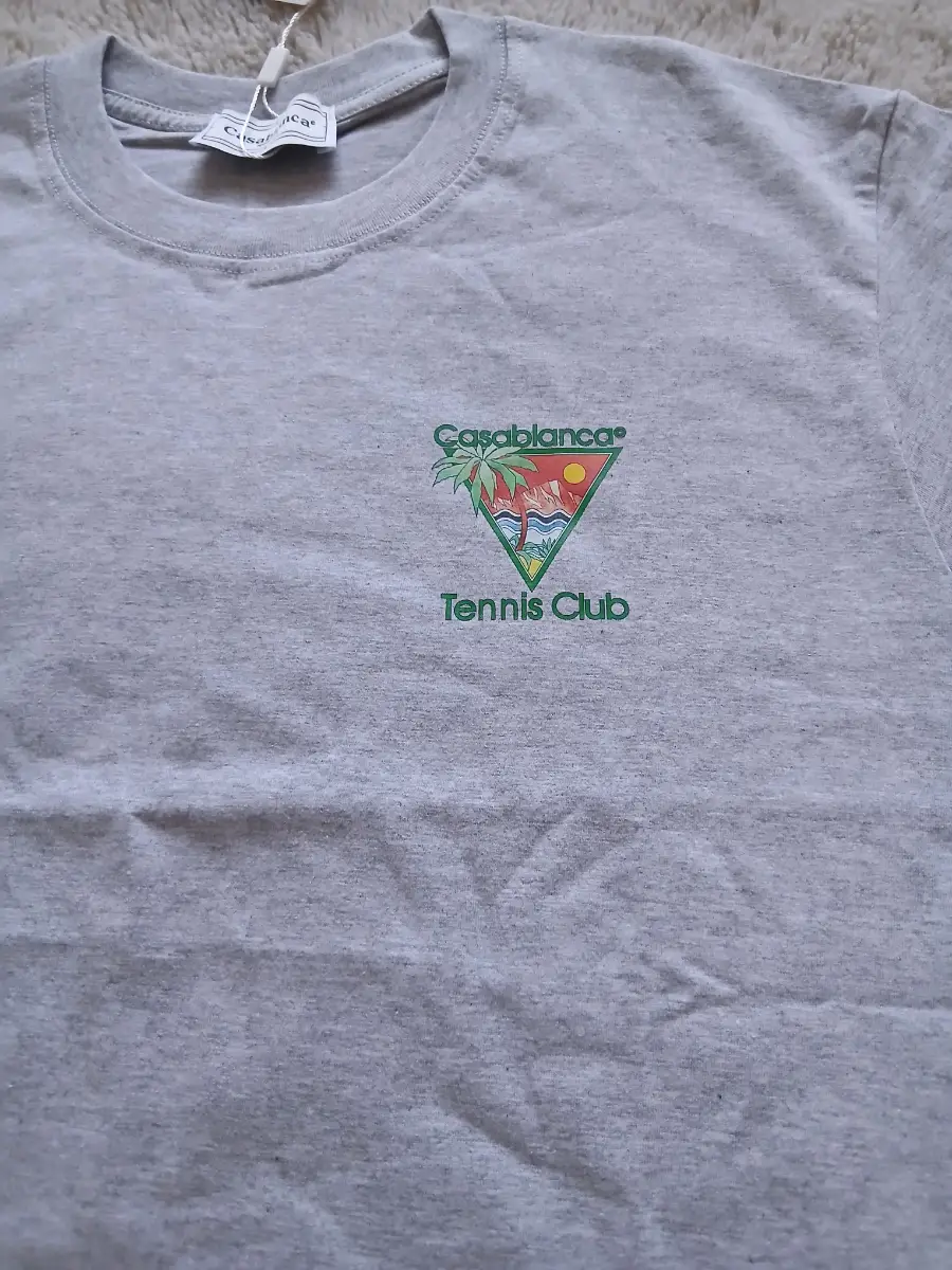 Grey printed t shirt