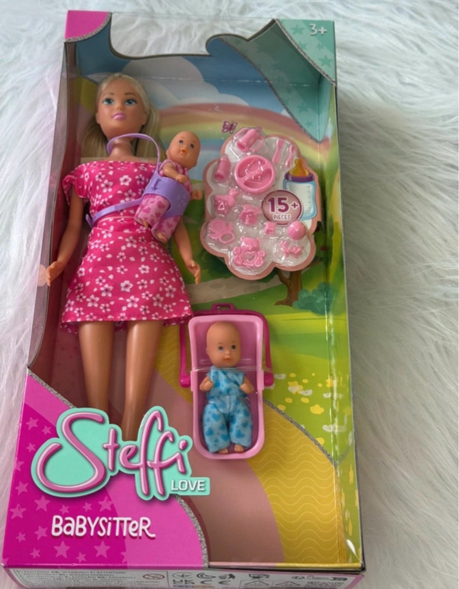 Steffi Love Babysitter Doll 👶👶 Two Babies + Baby Seat Set