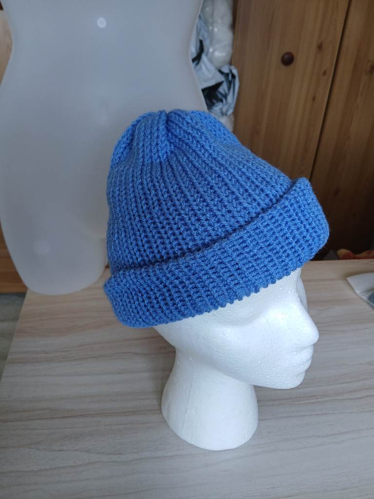 Beanie hat blue