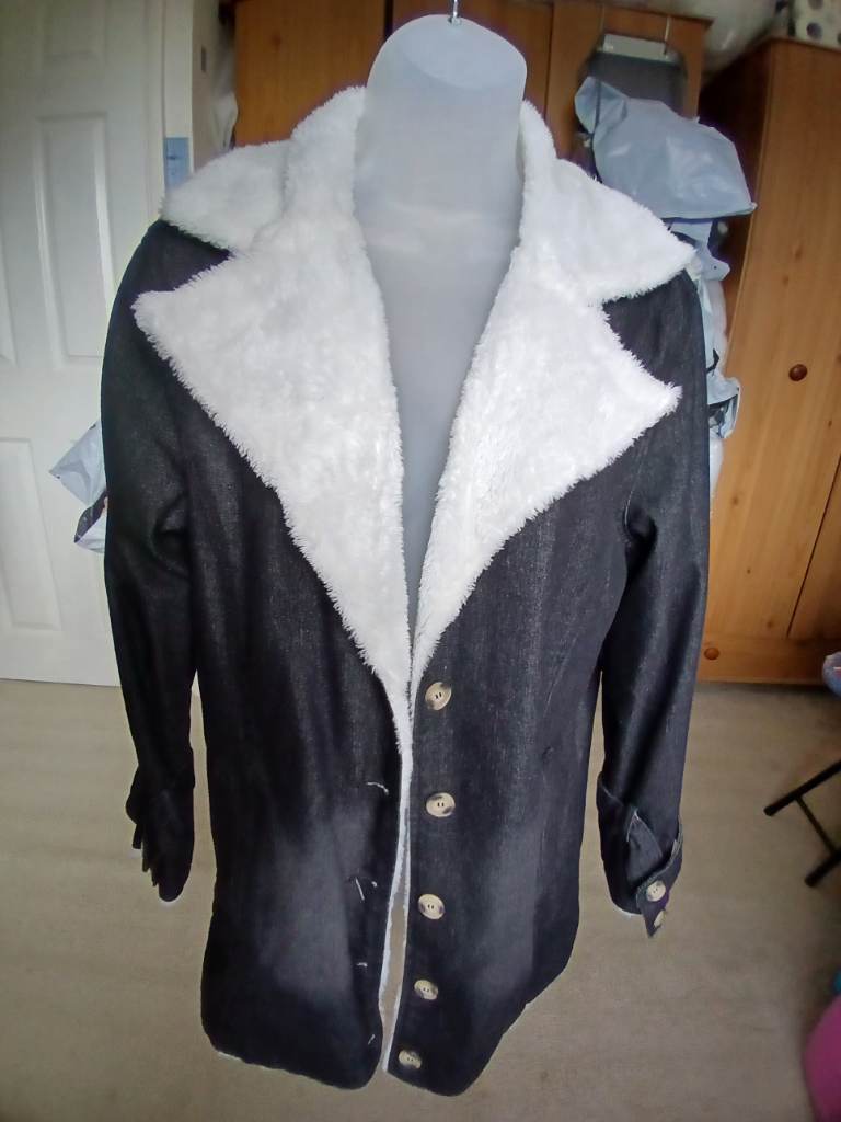 Single Breasted Thermal Lined Denim Jacket