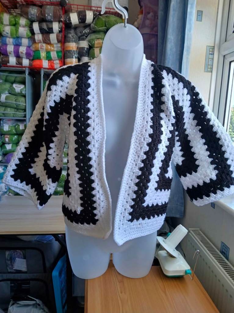 Handmade crochet cardigan