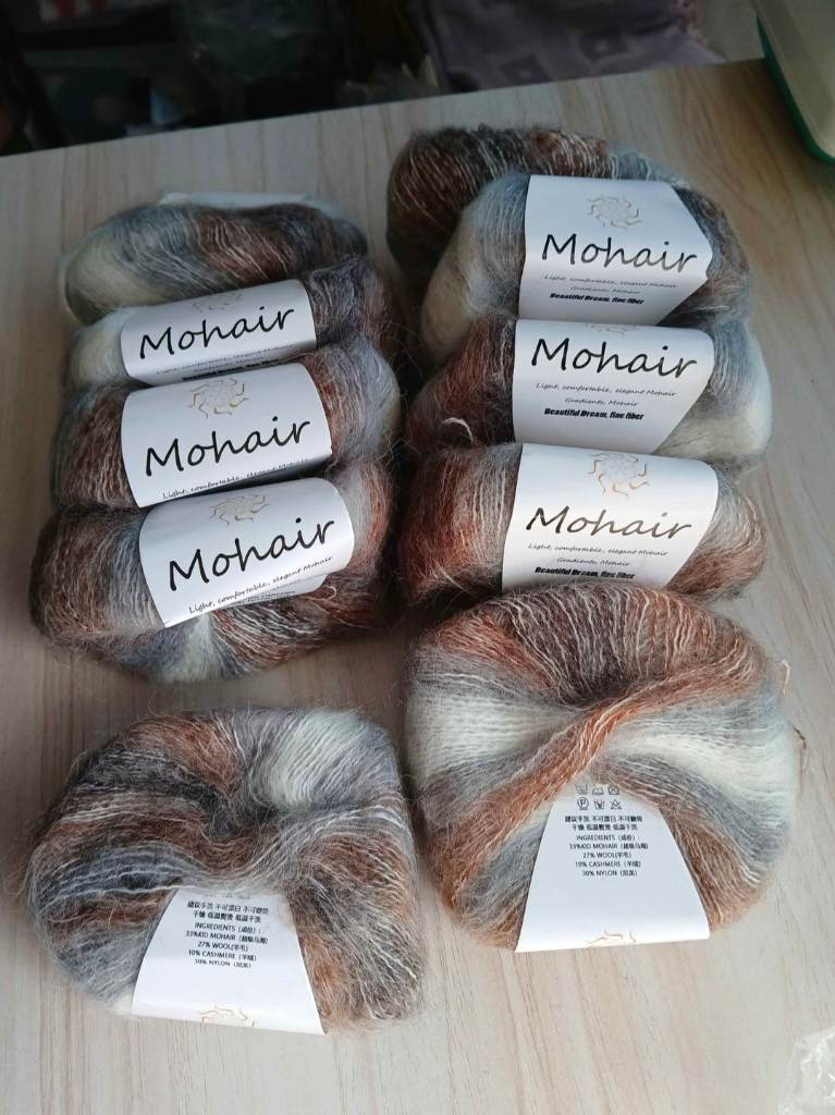 10 x mohair yarn wool
