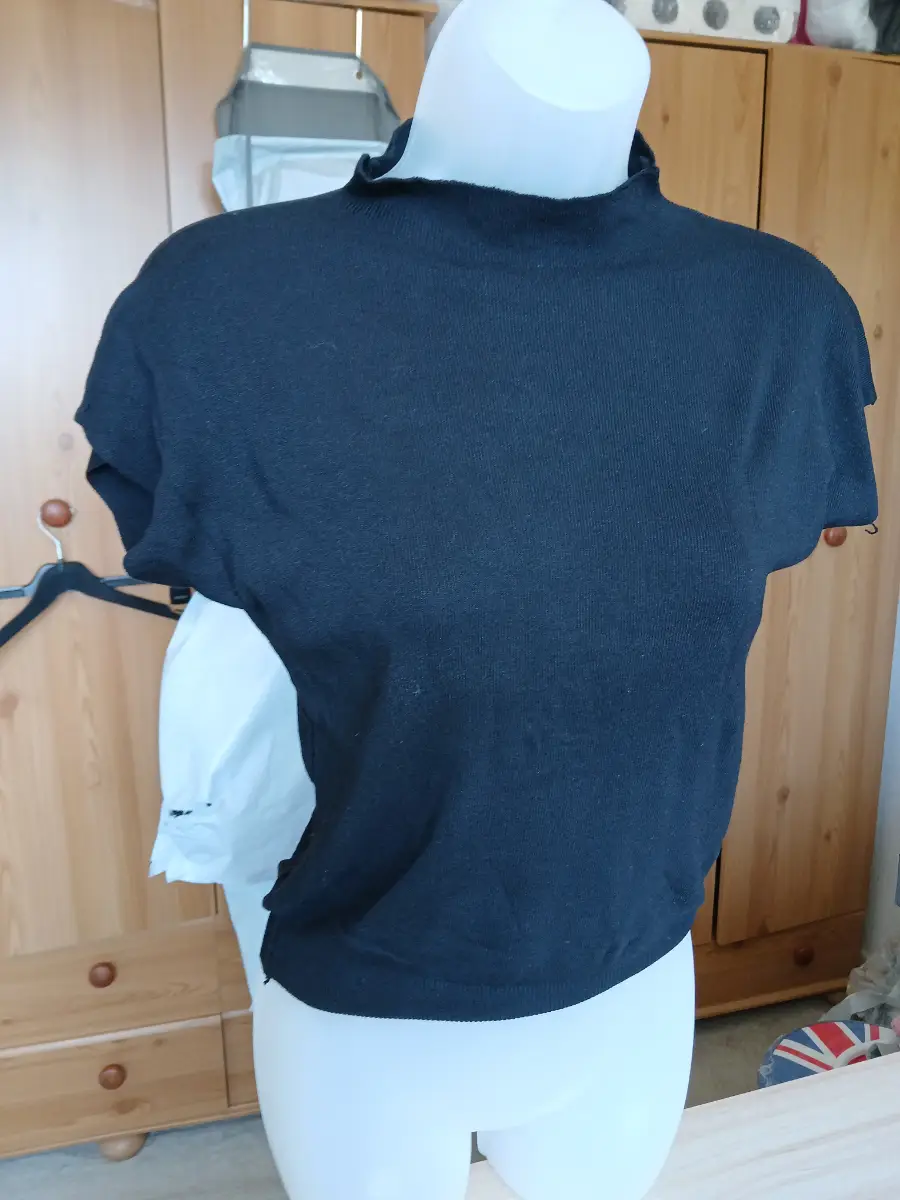 Black shorts sleeve top