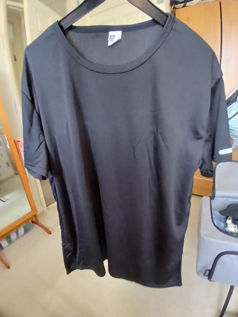 Black t shirt shirt xxl