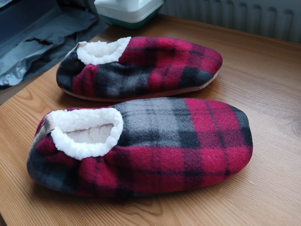Slippers  tartan