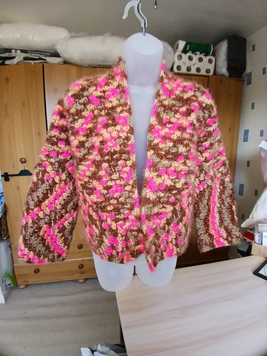 Crochet cardigan ..