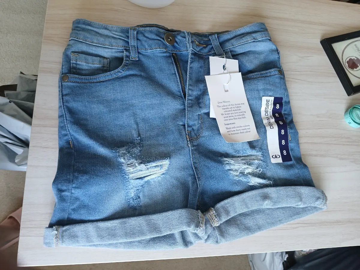 Denim shorts blue
