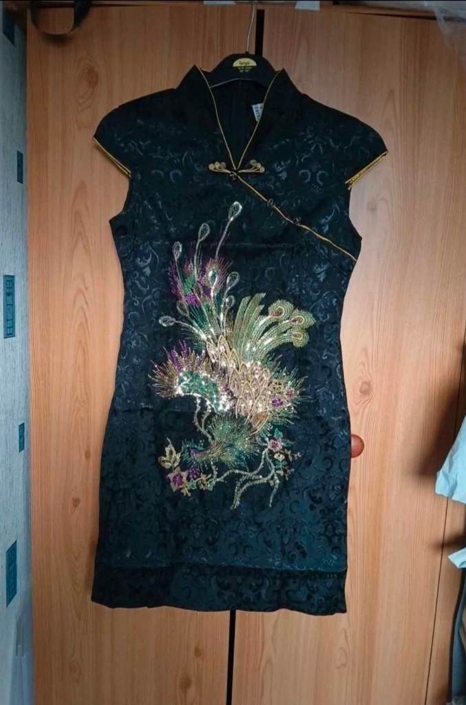 Black Chinese dress