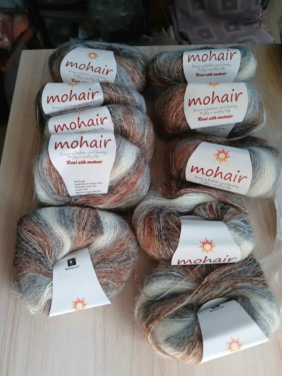 10 x mohair yarn