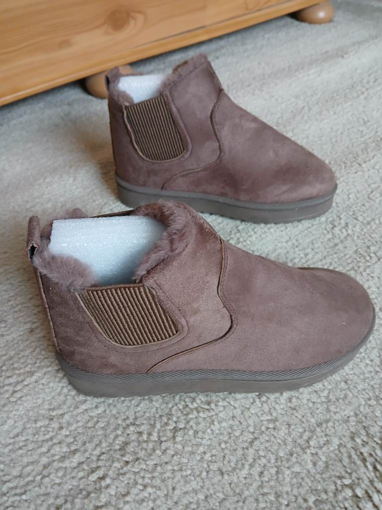 Ankle boots Suedette style