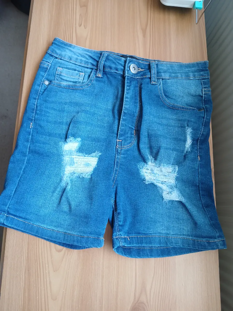 Denim shorts