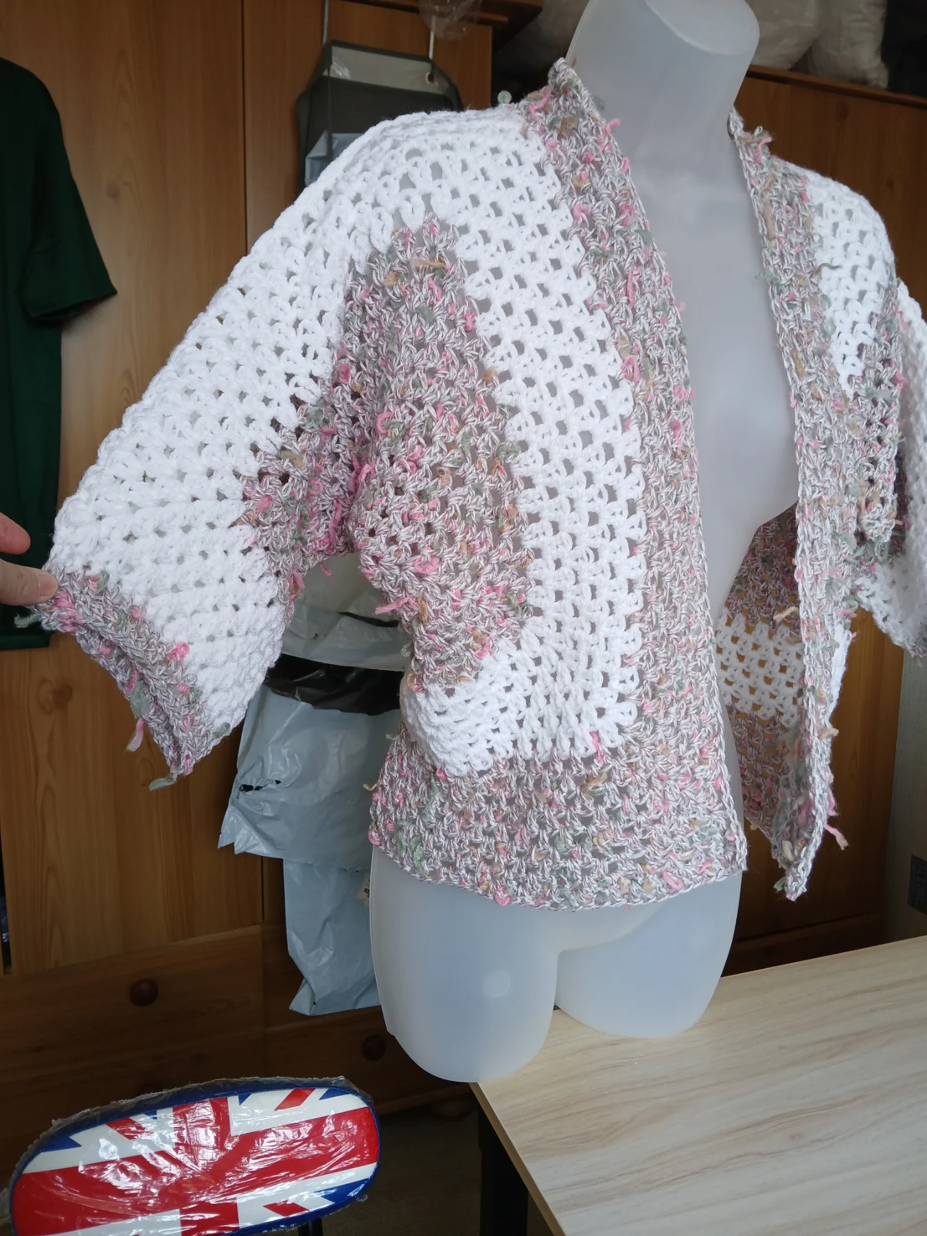 Crocheted cardigan