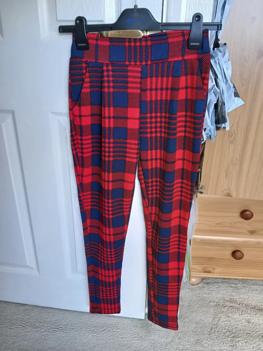 Tartan Check trousers