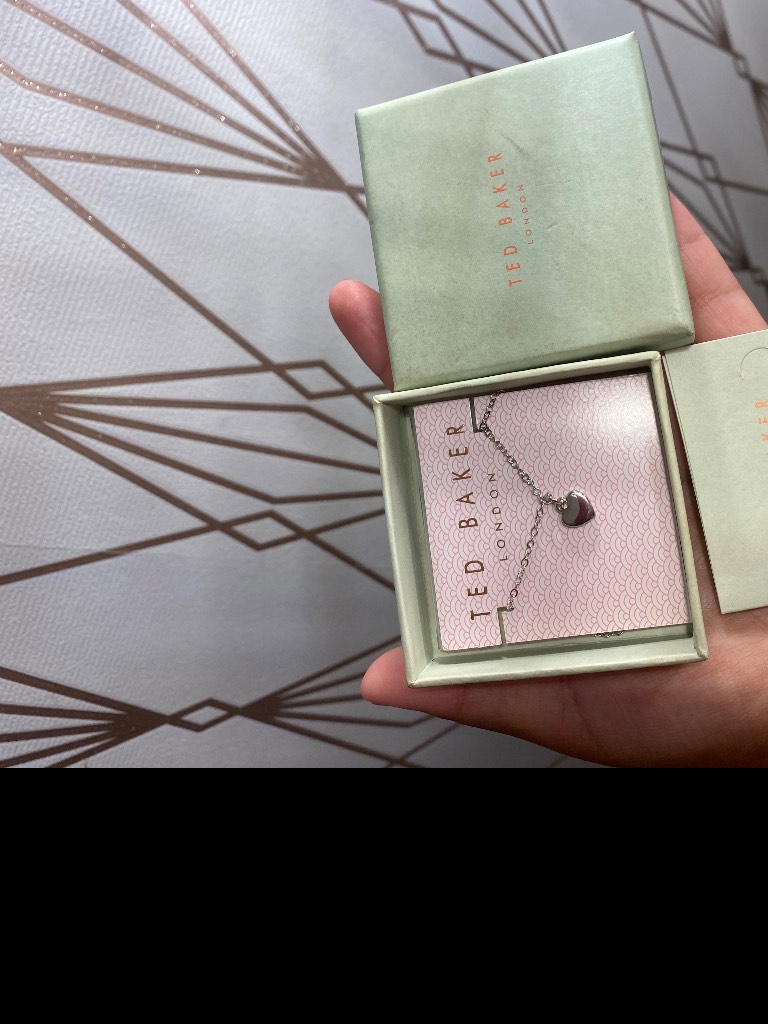 Ted Baker Silver Heart Pendant Necklace