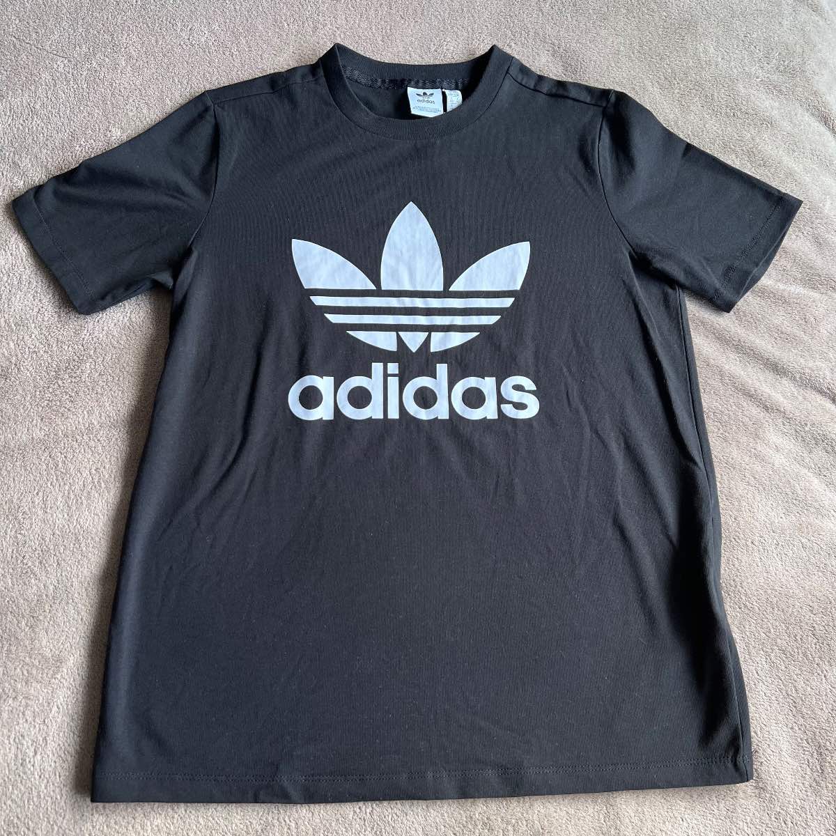 Adidas Black Trefoil Classics Womens T-shirt UK 14 in Medium *bnwt*