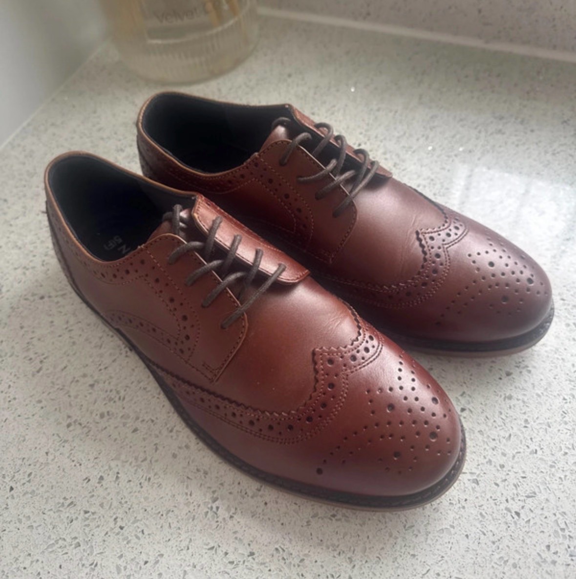 Next brown brogue shoes size 5