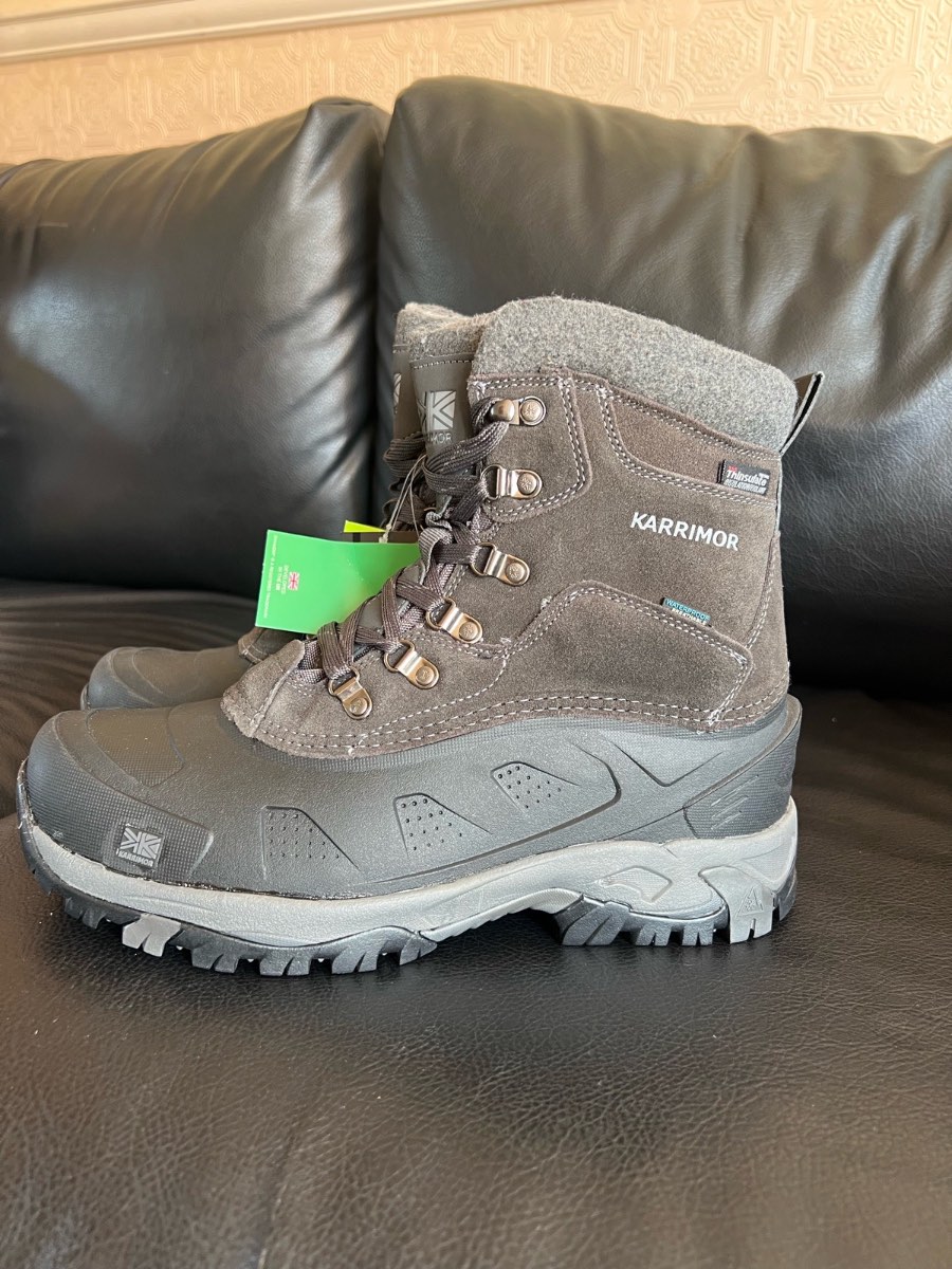 Karrimor Snowfur 3 Weathertite Waterproof Winter Boots Black UK 8 EU 42 BNIB