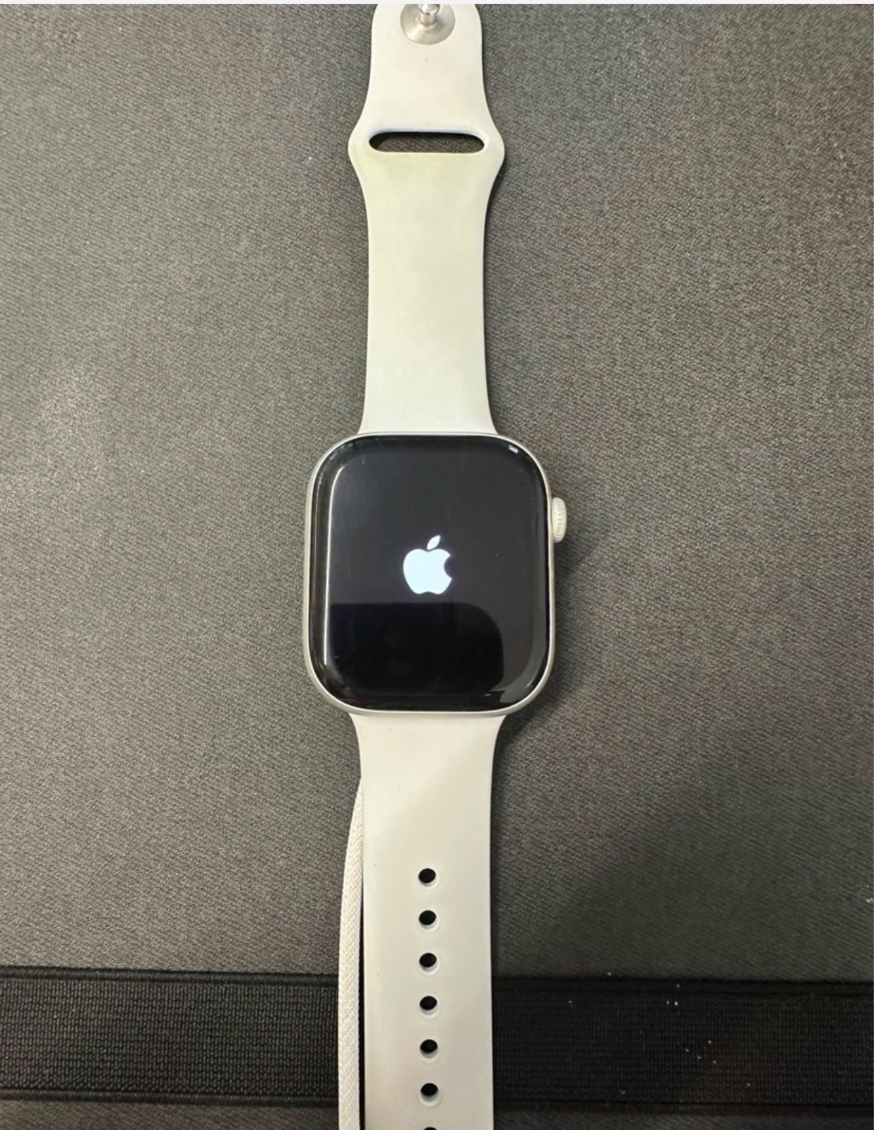 Apple Watch Series 10 46mm  Aluminium Silver GPS Smartwatch - White Sport Band