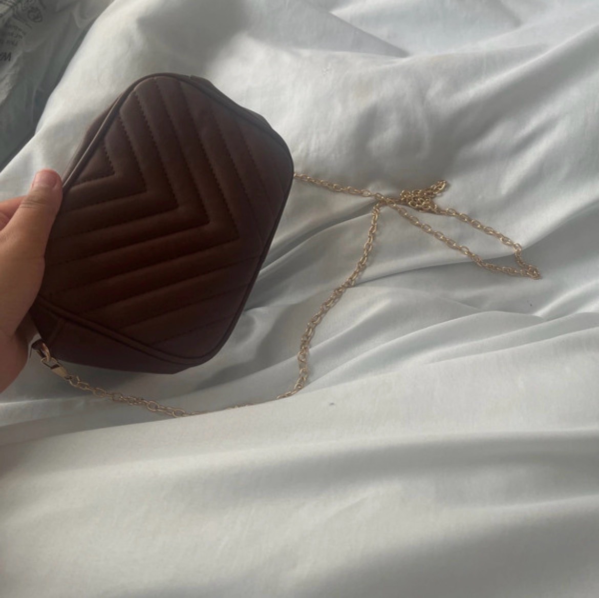 Brown handbag