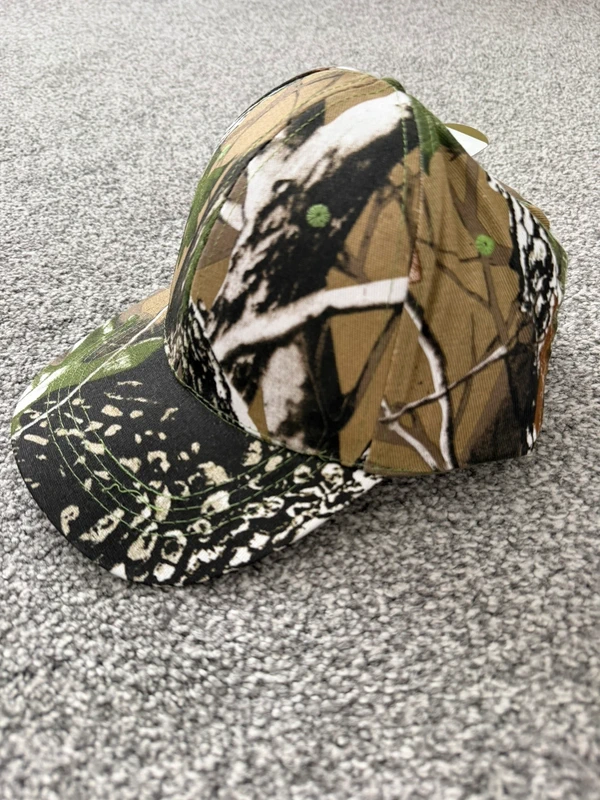 Woodland Camouflage Adjustable Baseball Cap Hunting Fishing Outdoor Hat