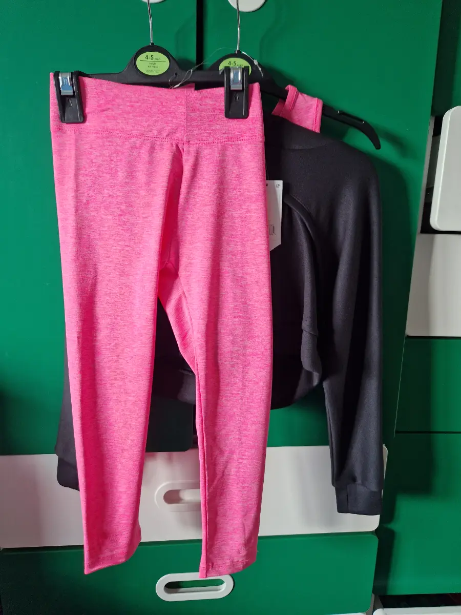 Girls 3 piece gymnastics set