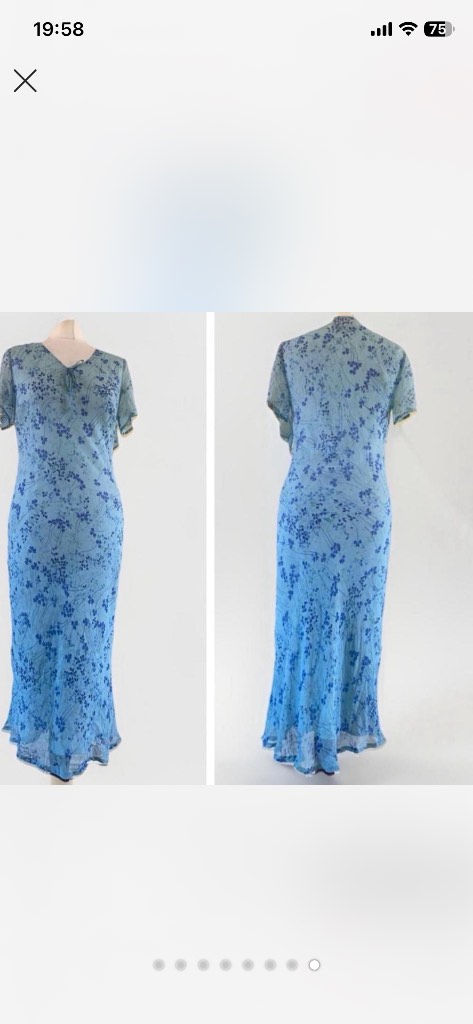 Laura Ashley Silk midi Dress