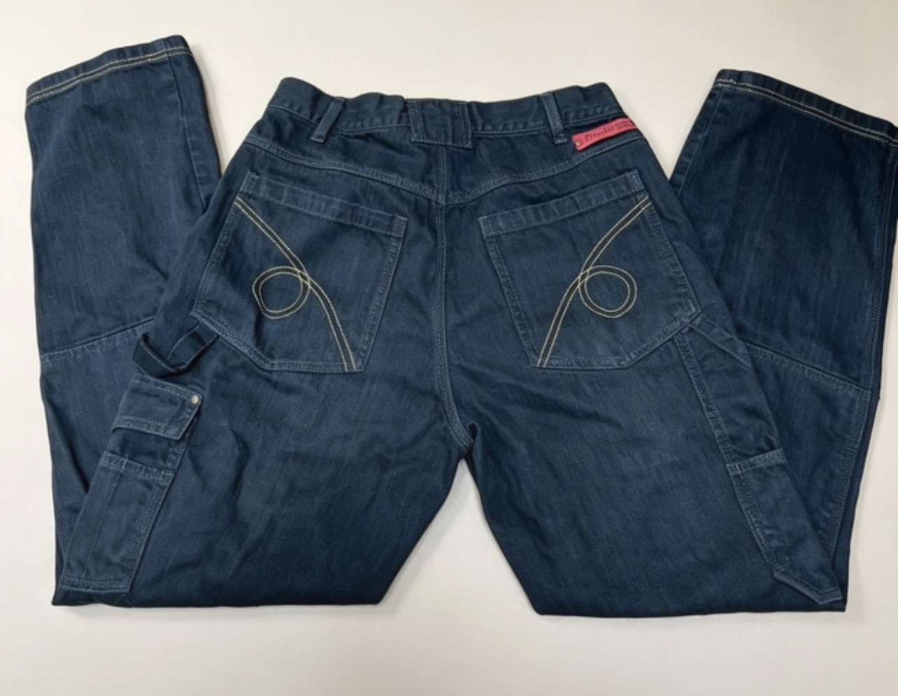 Dickies 22 34R Industrial Carpenter Jeans Black y2k Heavyweight Workwear – Relaxed Fit