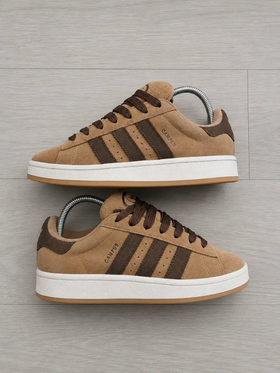 Adidas Originals Chunky Campus Platform Brown Suede Trainers UK 5 EU 38 Gum Sole