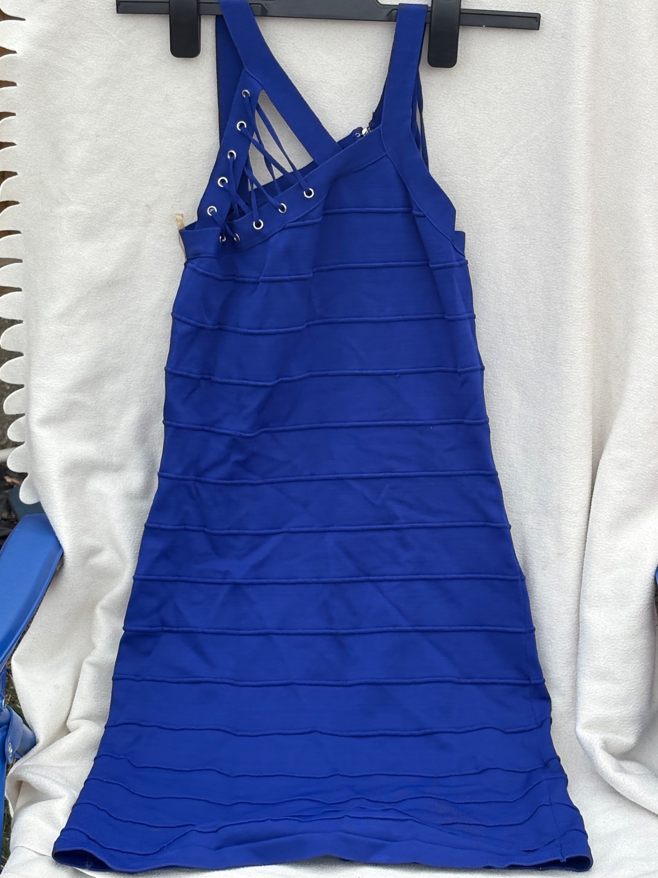 Lipsy size 14 blue body con dress