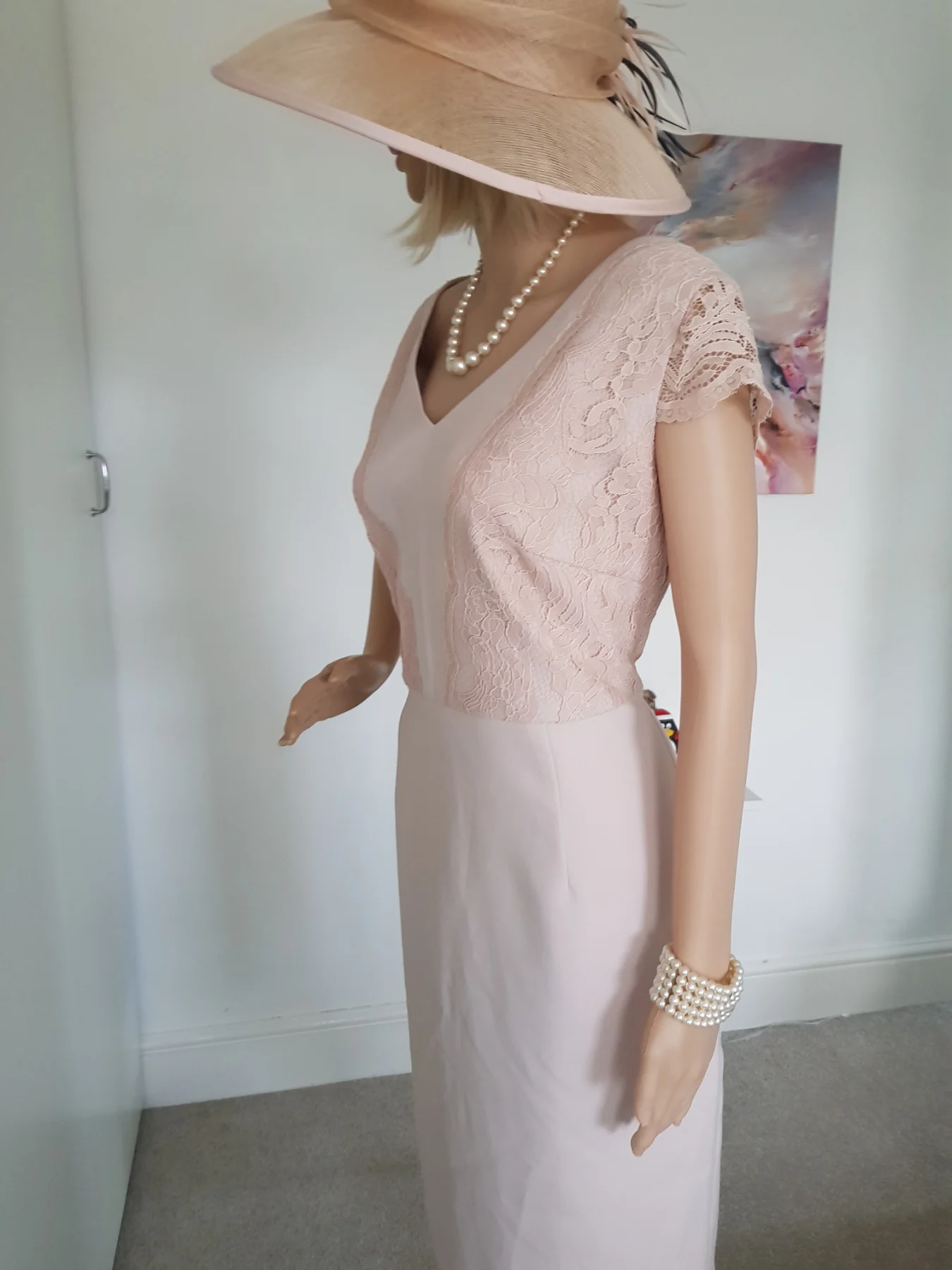 Jacques Vert size 16 gorgeous special occasion dress worn once freshly cleaned immaculate