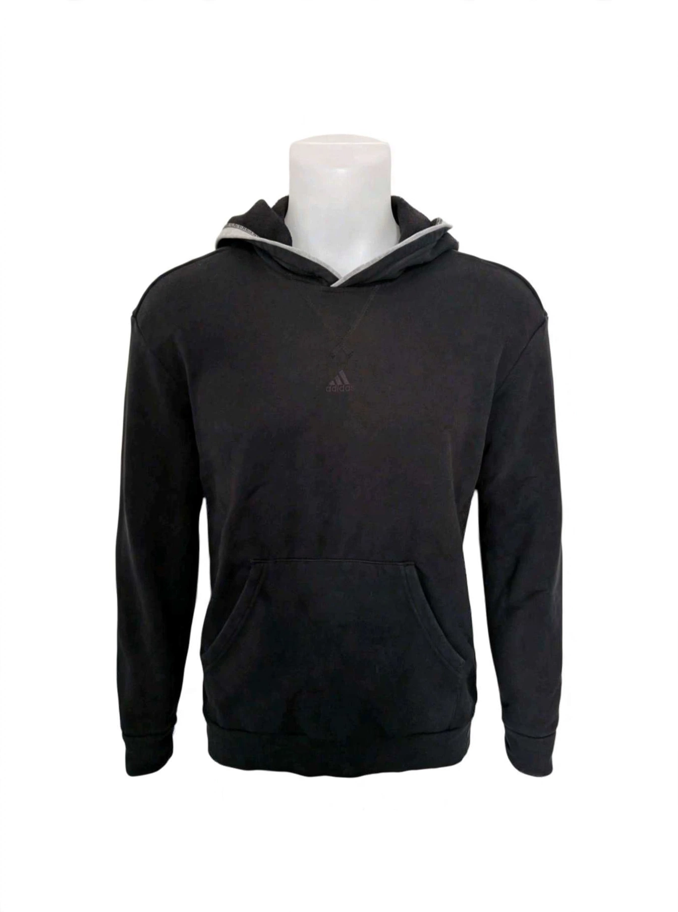 Black Adidas Pullover Hoodie - Boys 13-14 Years