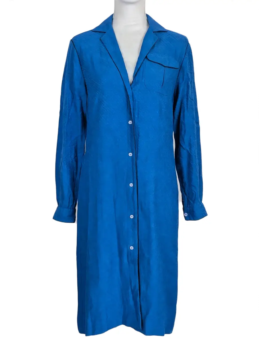 VINTAGE Jenny hame 100 % silk  Shirt dress