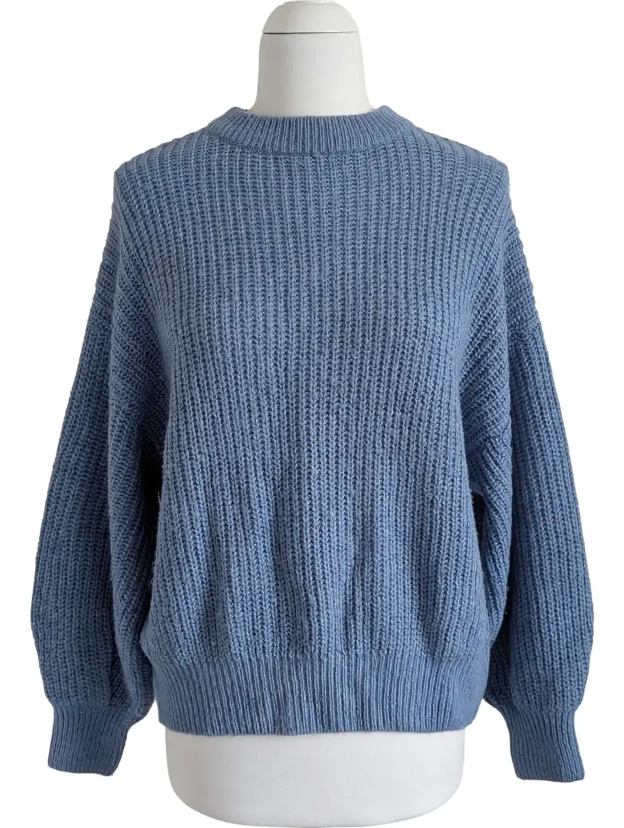 Blue Knit oversized jumper - Oversized style -Size XL - Size 16