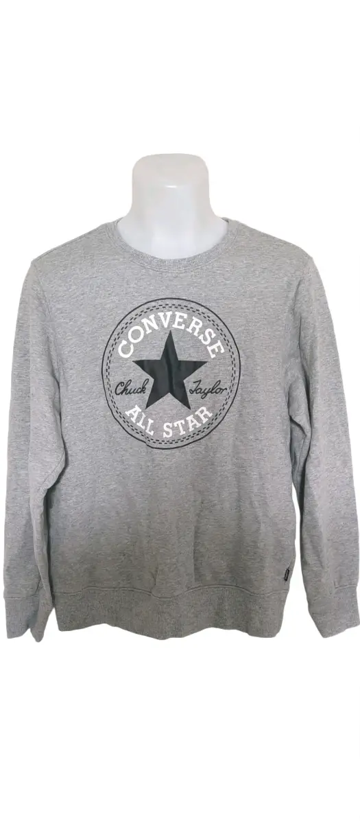 Converse All Star Grey Sweatshirt - Boys XL 160/80 - Age 13-14 Years