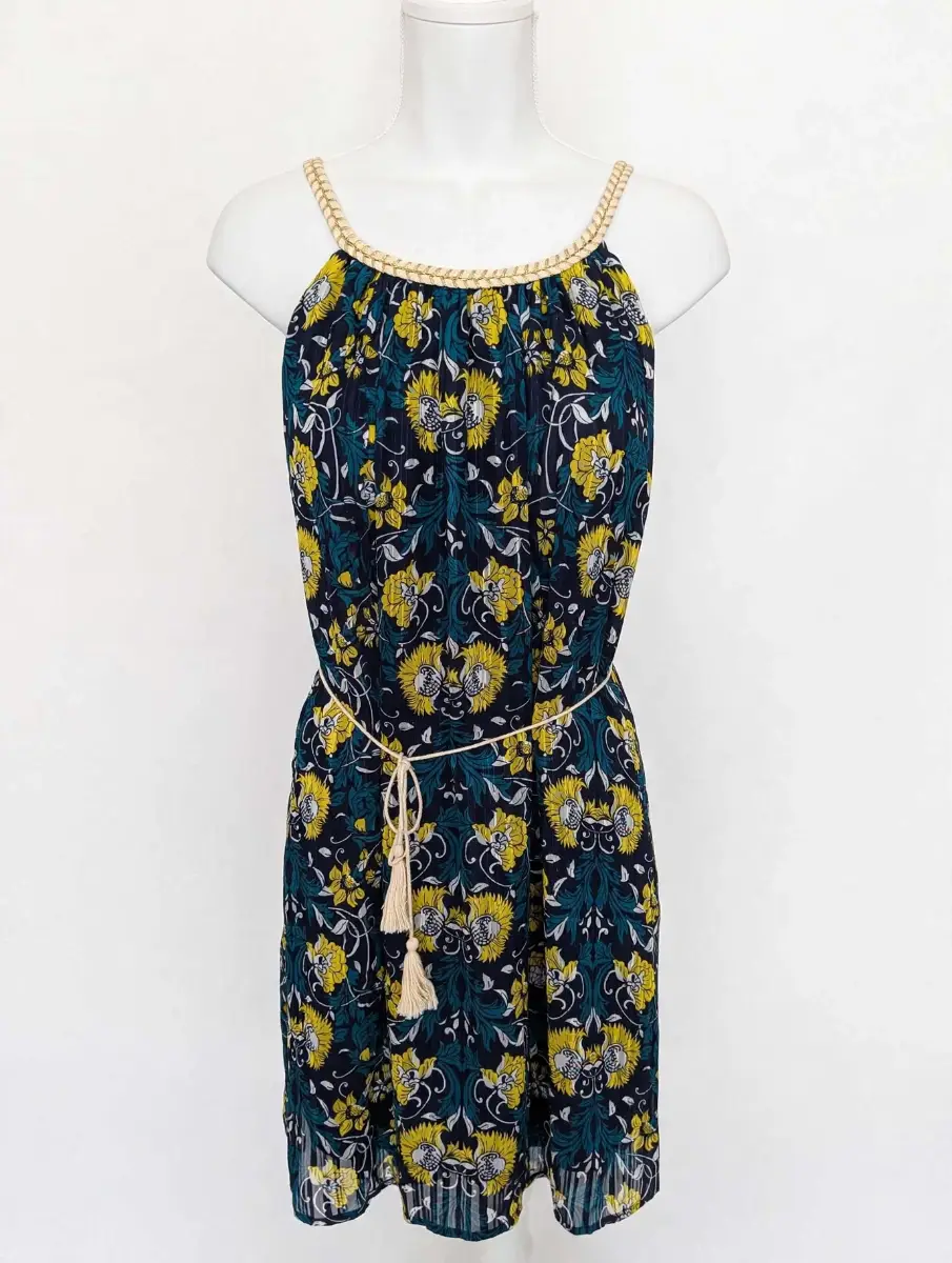 Sweet Girl - Beach- Party- casual Blue dress - L-XL