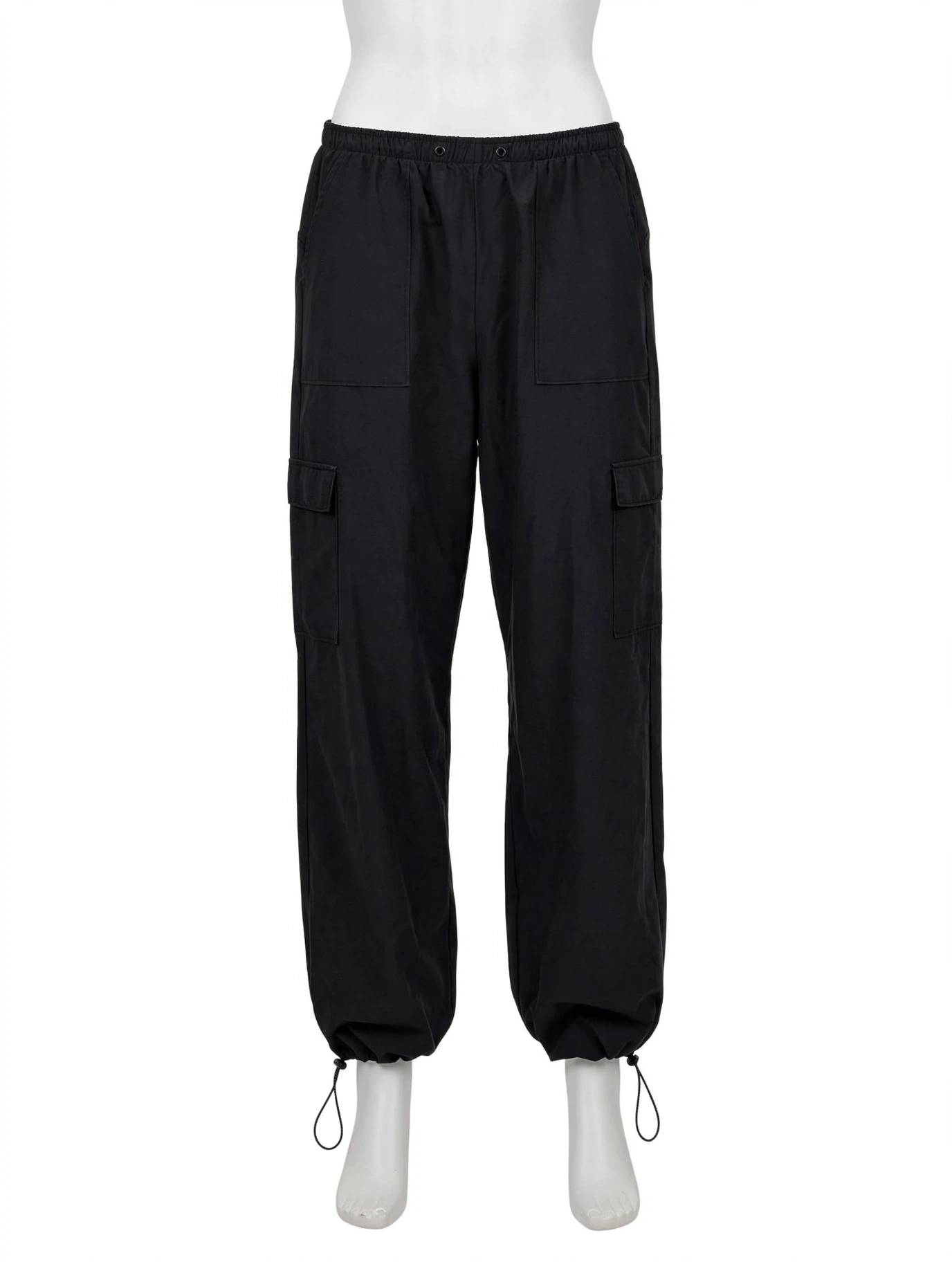 Gilly Hicks Black Cargo Jogger Pants - Womens Size M - Relaxed Fit - Abercrombie & Hollister- M