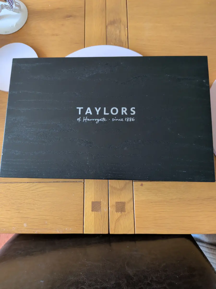 Taylors of Harrogate teabag caddy