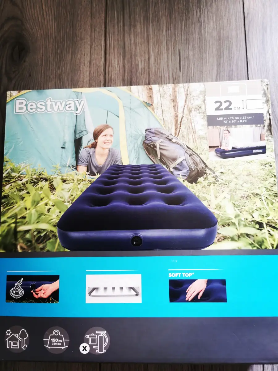 Bestway air camping matress single New!
