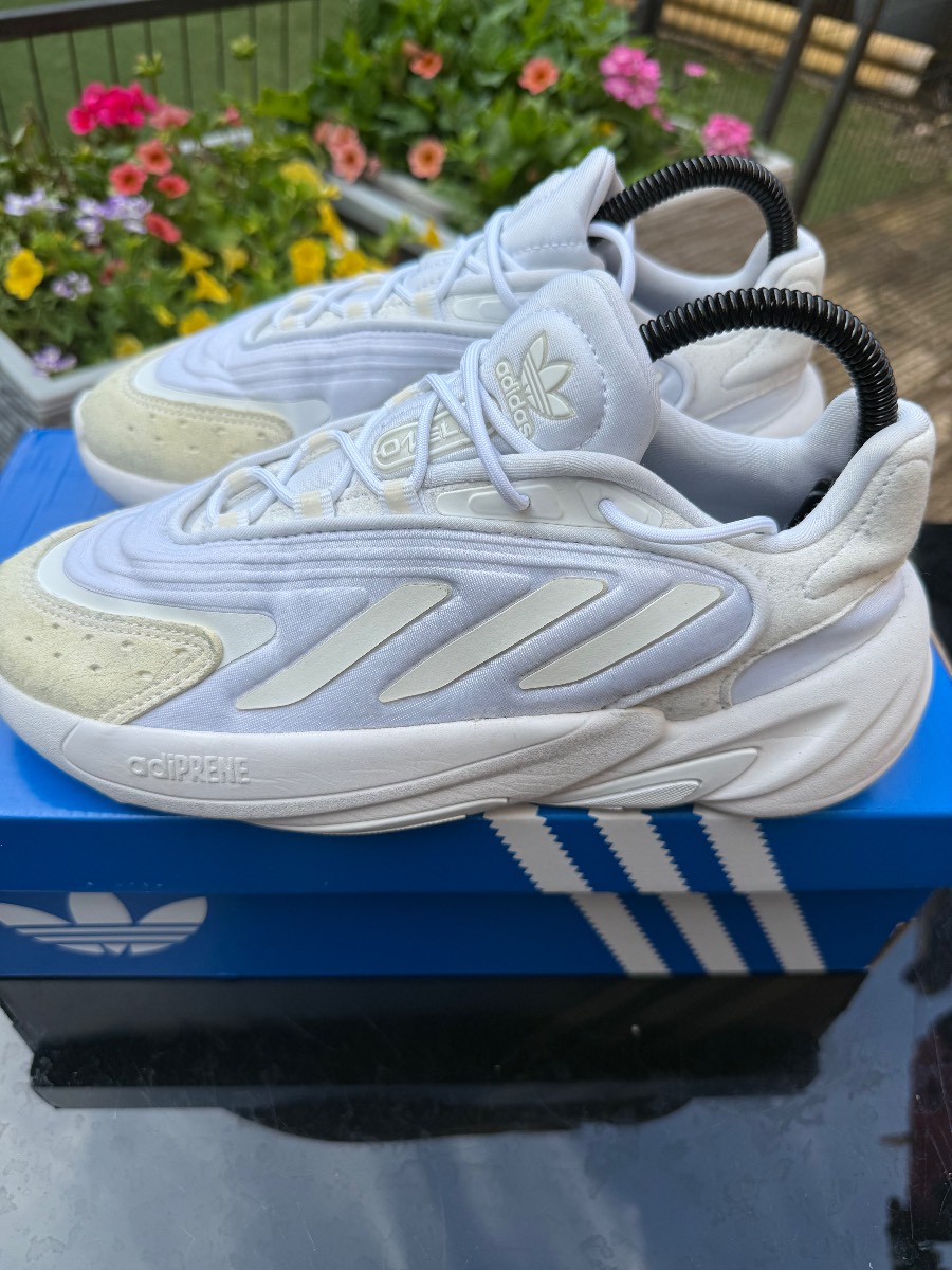 Adidas Originals Ozelia Triple White Trainers UK 5 EU 38 H04251