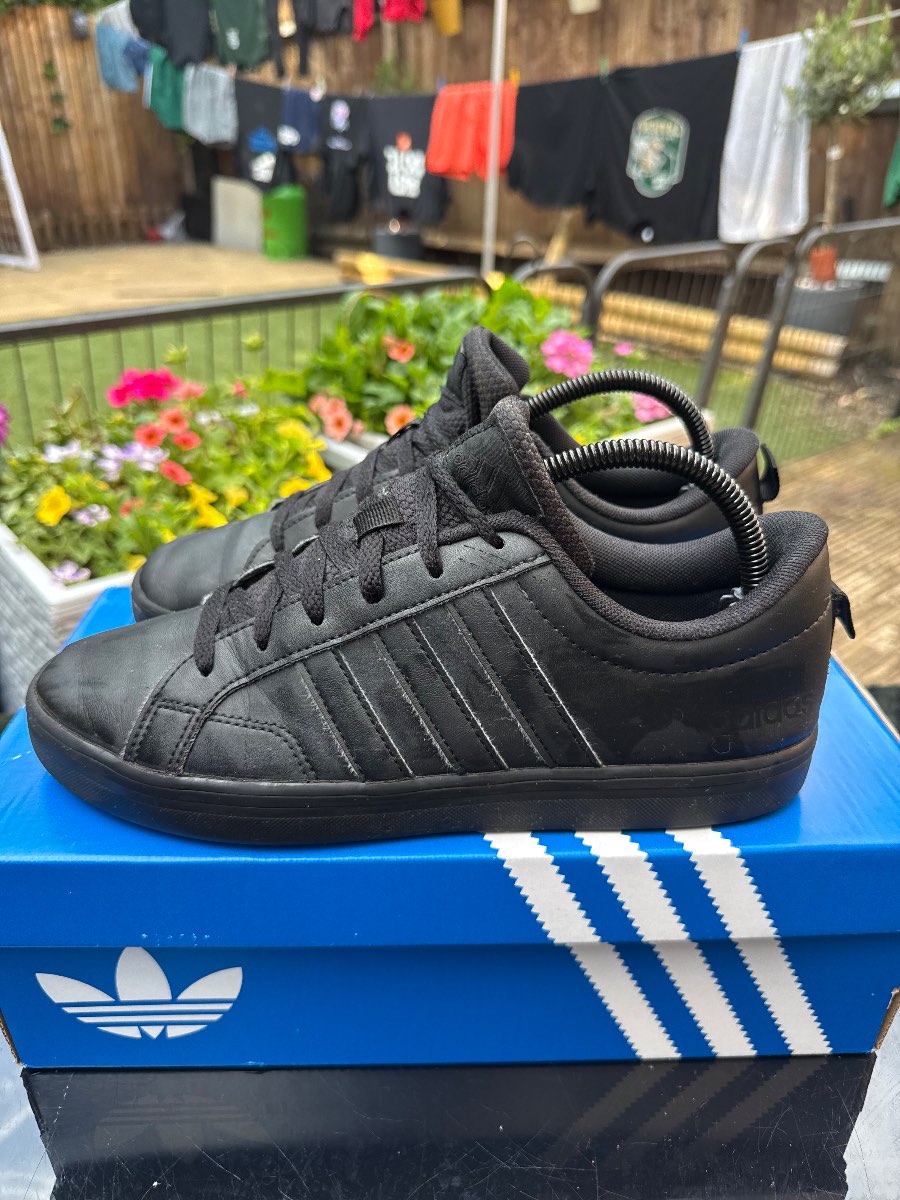 Adidas VS Pace 2.0 Triple Black Trainers UK 5.5HP6008