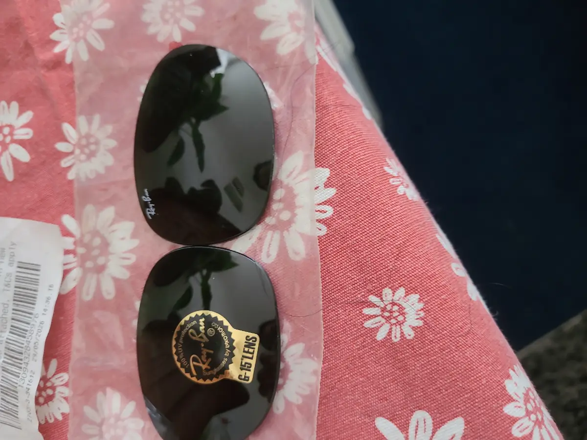 Ray-Ban Original Black G-15 Lenses – BrandNew Compatible with Ray-Ban Caravan RB3136 58 mm