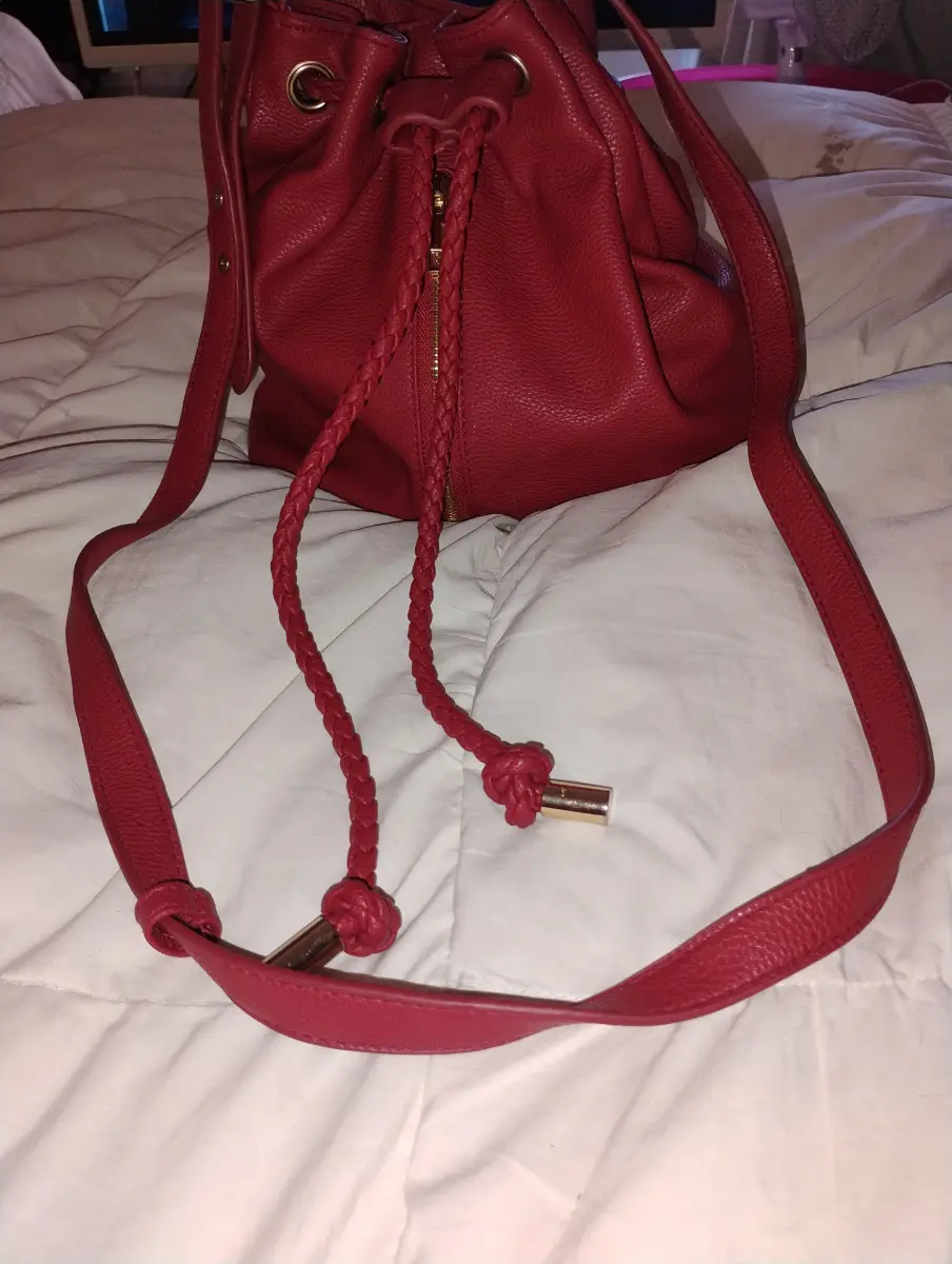 New look, red tote handbag