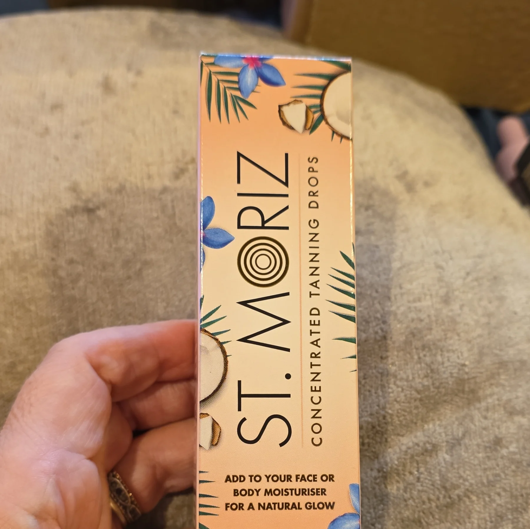 ST. MORIZ Concentrated Tanning Drops.