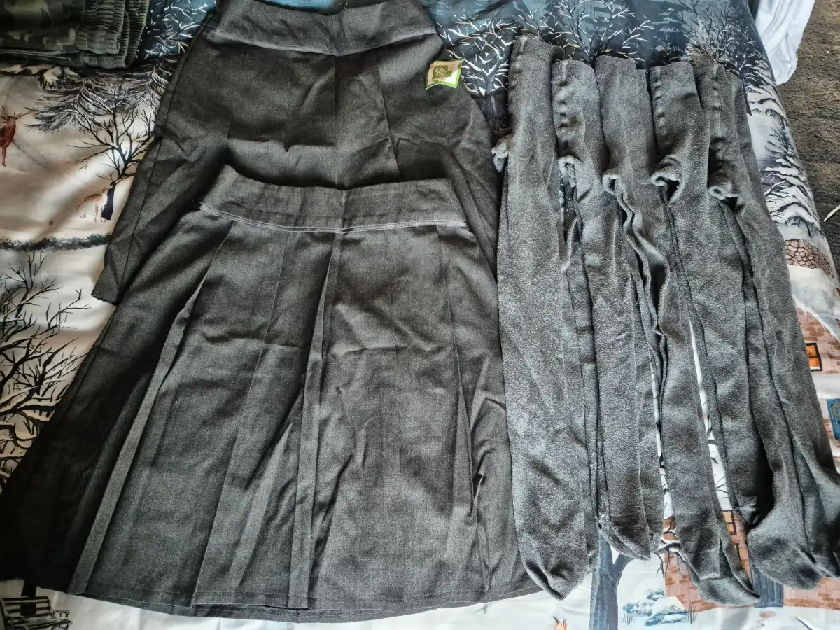 Girls grey School Uniform