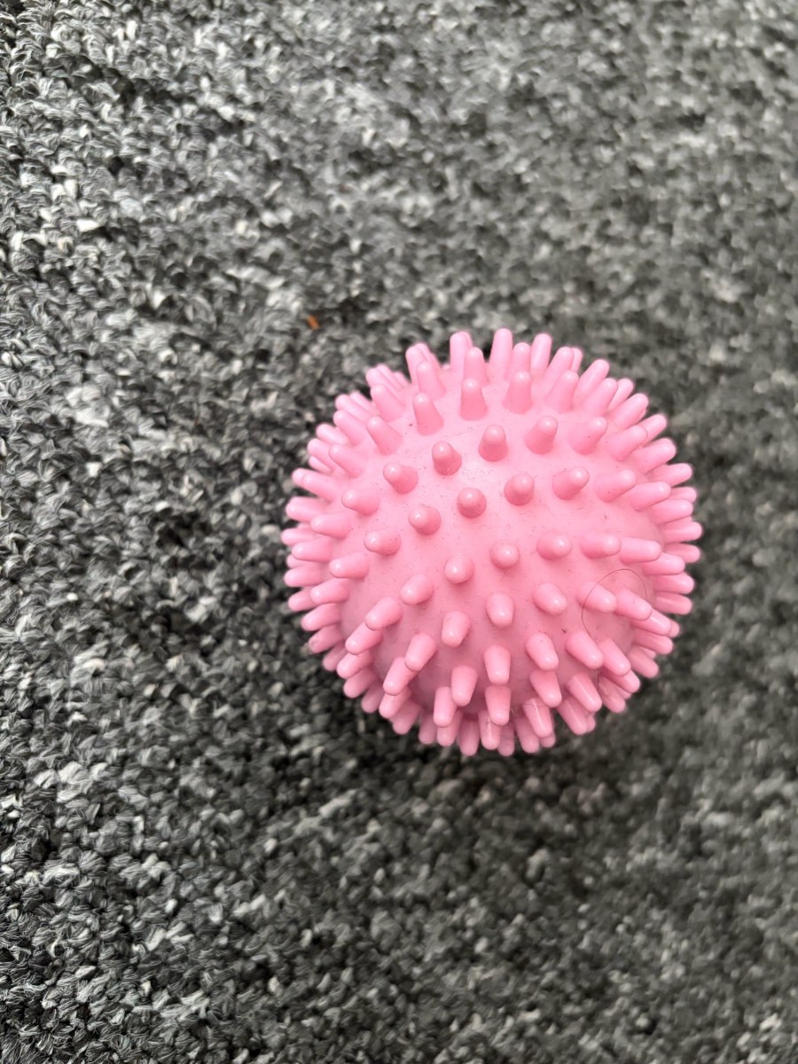 Spiky Massage Ball Pink - Sensory Fidget Stress Relief Reflexology Trigger Point