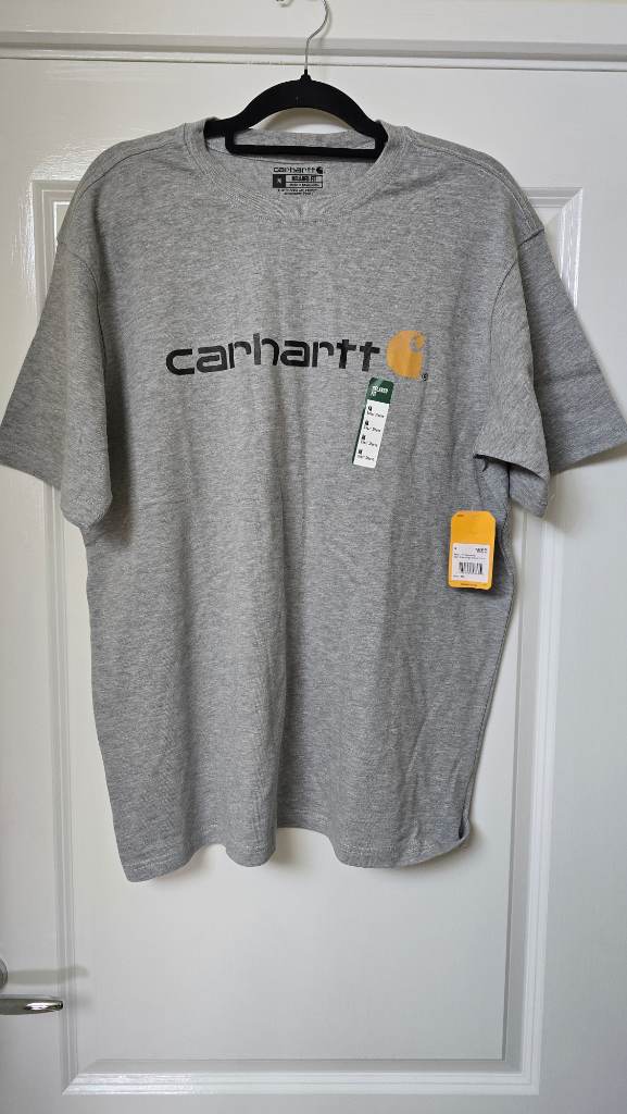 Mens carhartt graphic t shirt colour grey size medium