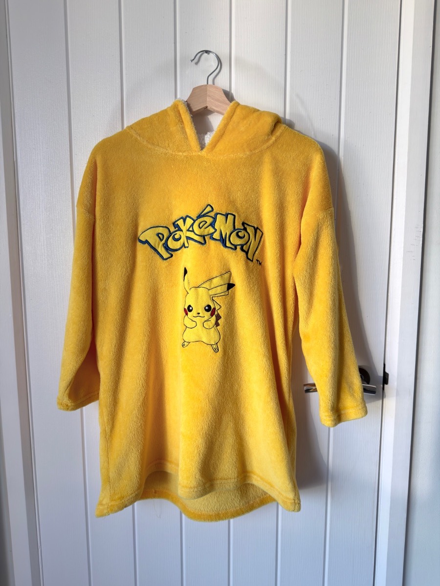 Pokemon Pikachu Oversized Blanket Hoodie for Boys Girls | One Size