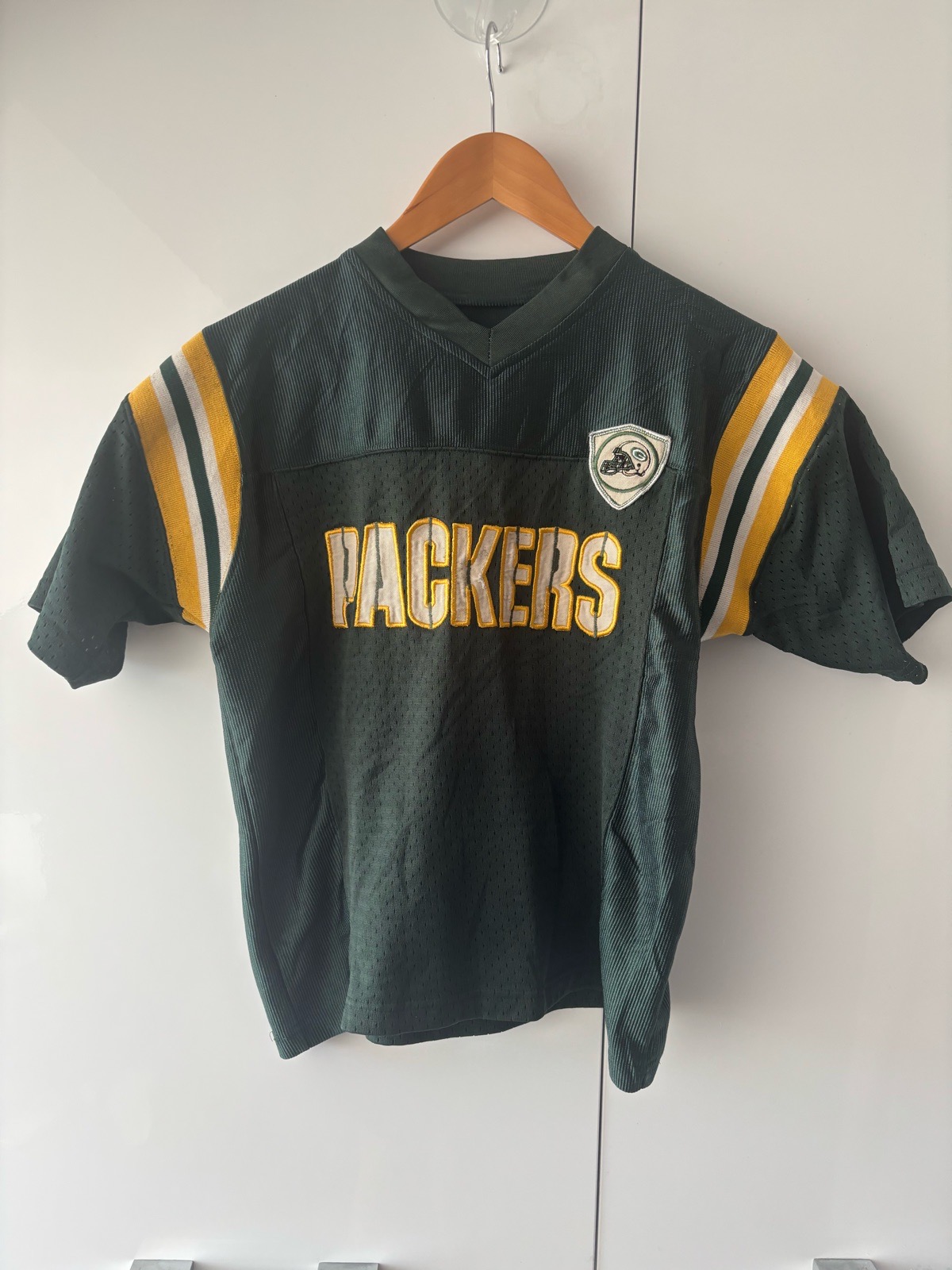 Green Bay Packers #21 Mesh Football Jersey T-Shirt Kids Size S/M