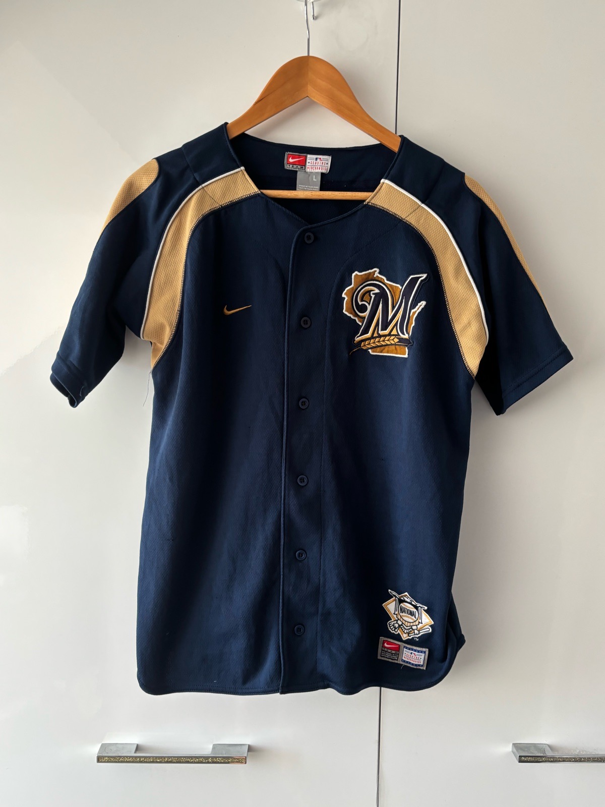 Nike MLB Milwaukee Brewers Prince Fielder #28 Jersey Kids / Youth Large
