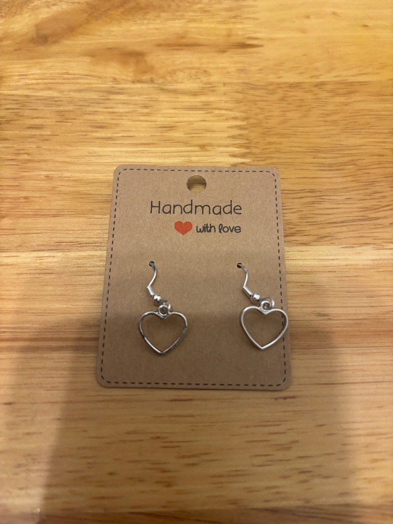 Sterling Silver Earrings - Hearts (Small) - Brand New & Sealed!!